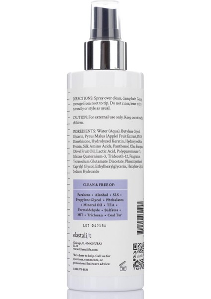 Smooth + Shine Keratin Durulanmayan Saç Spreyi 237ML