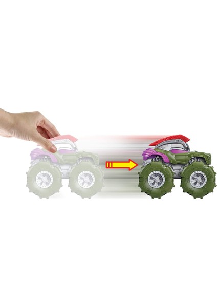 Monster Trucks 1:43 Çek Bırak Arabalar Hulk GVK42 fırsatları