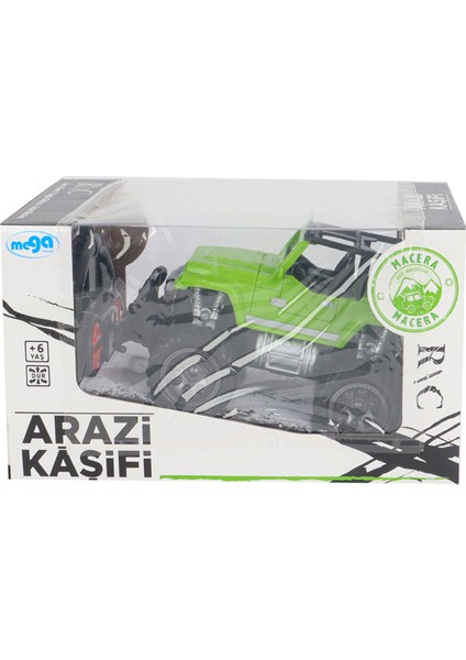 1:20 Yarışçı Jeep Yeşil