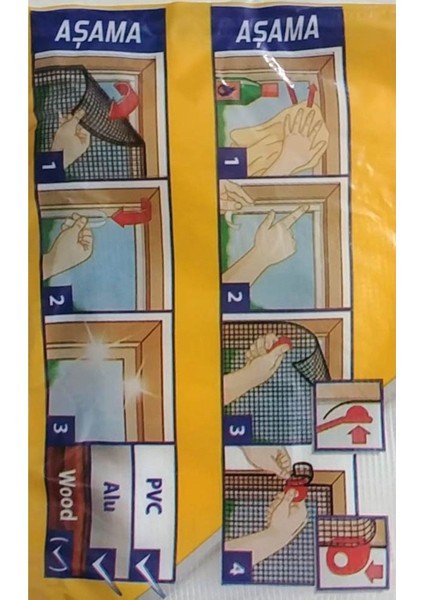 Hazır Sineklik Kapı Pencere Sinekliği Sivrisinek Böcek Kovucu 0,75 M x 1,25 M