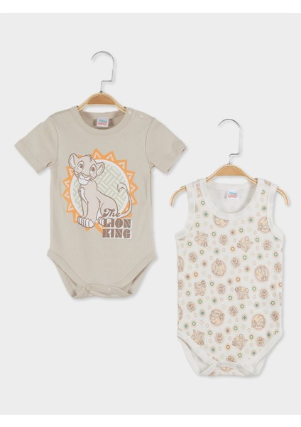 Lisanslı Erkek Bebek 2'li Kısa Kol Body 20812