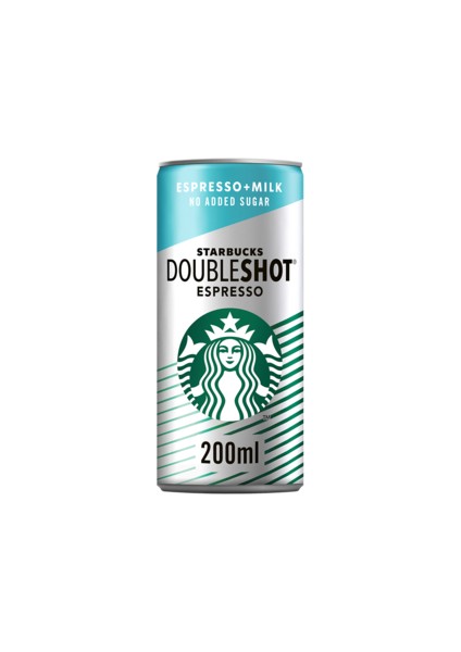 Doubleshot Espresso + Milk Şekersiz 200 ml
