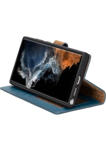 Samsung Galaxy S23 Ultra Uyumlu Deri Cüzdanlı Kılıf Brn4 fiyatları