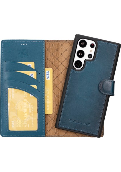 Samsung Galaxy S23 Ultra Uyumlu Deri Cüzdanlı Kılıf Brn4 fırsatları