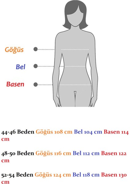 Jakarlı Cepli Kışlık Büyük Beden Elbise 32C-2272