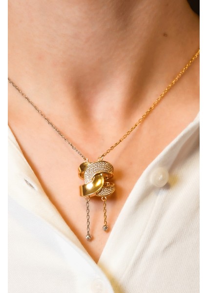 Taşlı Tasarım Kolye 22 Ayar A066204 fiyatları