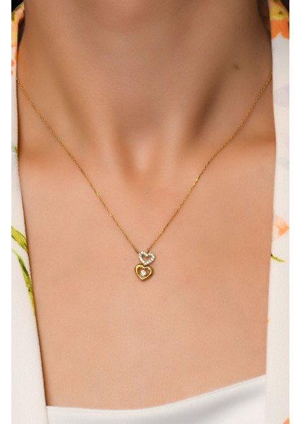 Kalpli Tasarım Kolye 14 Ayar ATS9633