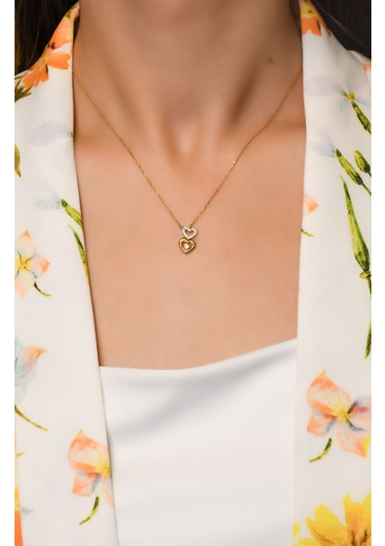 Kalpli Tasarım Kolye 14 Ayar ATS9633 fiyatları