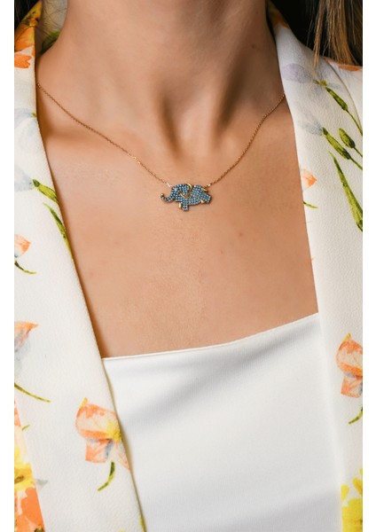 Fil Detaylı Çıtır Kolye 14 Ayar A022717 fiyatları