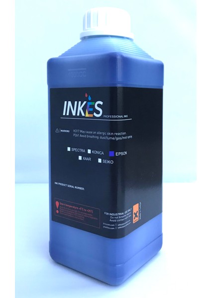 Eco Pro/s Eco Solvent Inkjet Cyan Baskı Mürekkebi 1lt