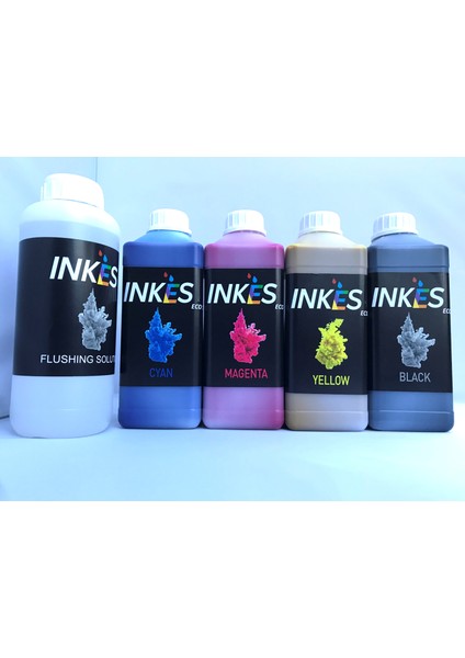 Eco Pro/s Eco Solvent Inkjet Cyan Baskı Mürekkebi 1lt