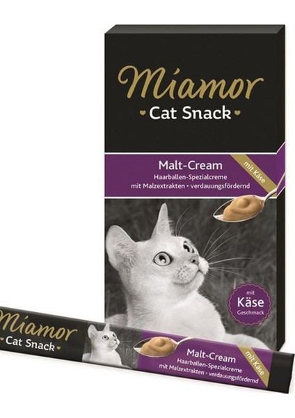 Cream Malt-Peynir Likit Kedi Ödülü 6X15 gr x 4 Adet