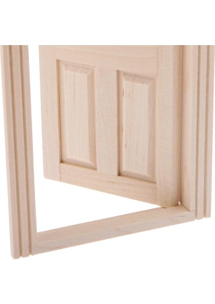 1:12 Ölçekli Dollhouse Minyatür Küret Dekor Diy Ahşap Kapı Boyasız (Yurt Dışından) indirimleri