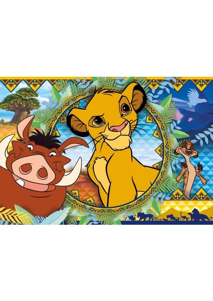 Lion King Supercolor Puzzle 104 Parça