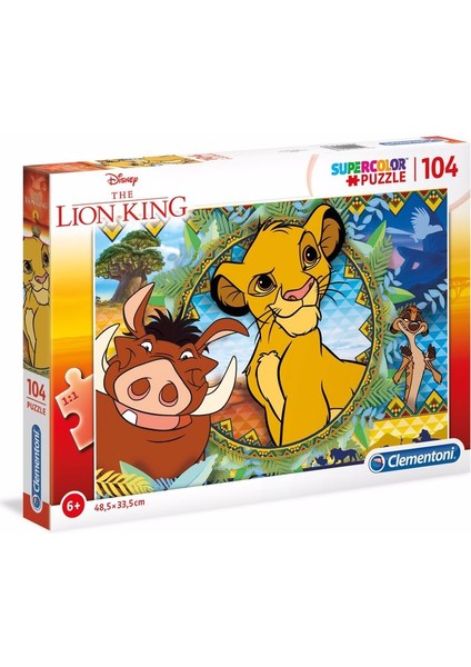Lion King Supercolor Puzzle 104 Parça fiyatları