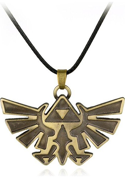 Anime Oyunu Zelda Efsanesi Vintage Halat Bağlantı Sembolü Logo Kolye (Yurt Dışından)
