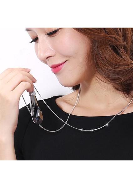 Büyük Kazak Zinciri Uzun Güzel Takılar ve Su Damlası Li Moda Kolye (Yurt Dışından) modelleri