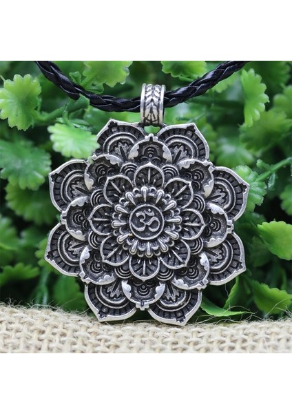 1 Adet Mandala Yoga Muska Lotus Meditasyon Kolye (Yurt Dışından)