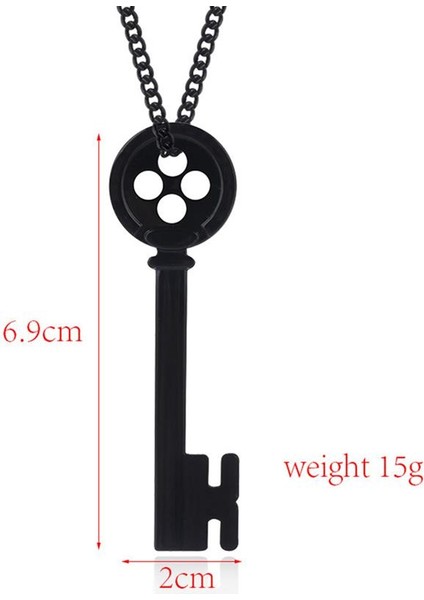 Moda Kişilik Cadılar Bayramı Metal Anahtar Iskelet Sahne Neil Gaiman Retro Göğüs Anahtar Kolye (Yurt Dışından) indirimleri