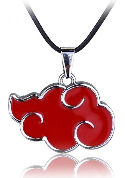 Trendy Moda Yeni Naruto Erkekler ve Kadınlar Için Kırmızı Logo Alaşım Kolye (Yurt Dışından)