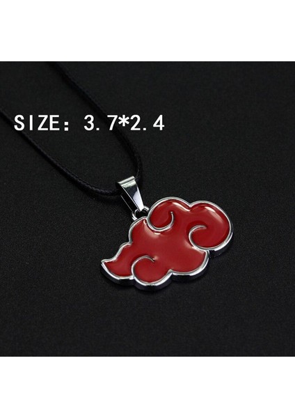 Trendy Moda Yeni Naruto Erkekler ve Kadınlar Için Kırmızı Logo Alaşım Kolye (Yurt Dışından)