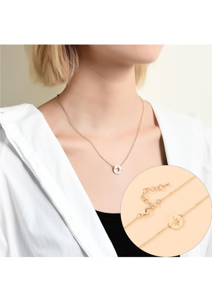 Avrupa ve Amerikan Yaratıcı Kişilik Moda Pusula Kadın Kolye (Yurt Dışından) indirimleri