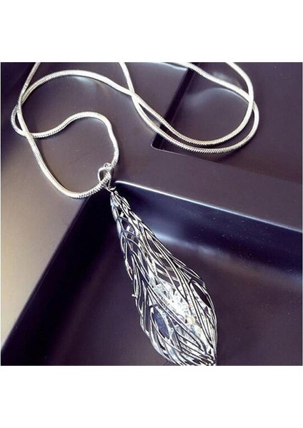 Kadın Uzun Takı Yaprak Kolye (Yurt Dışından) fiyatları