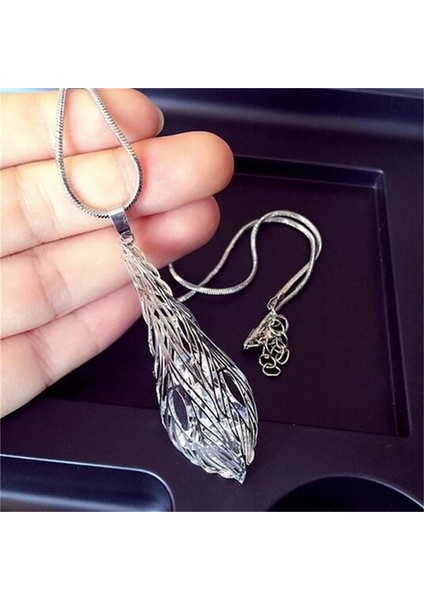 Kadın Uzun Takı Yaprak Kolye (Yurt Dışından) modelleri