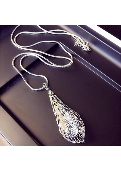 Kadın Uzun Takı Yaprak Kolye (Yurt Dışından) fırsatları