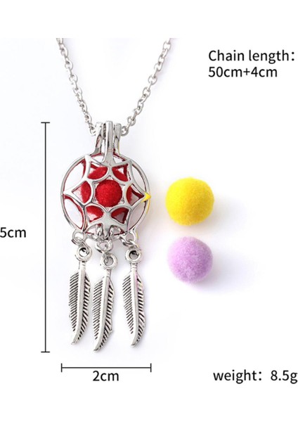 Pdto Moda Dream Catcher Kafes Madalyon Aromaterapi Topu Kolye (Yurt Dışından)