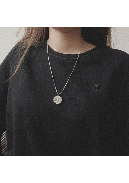 Harajuku Tarzı Basit Kola Şişesi Kapağı Erkekler ve Kadınlar Öğrenciler Takı Noel Kolye (Yurt Dışından)
