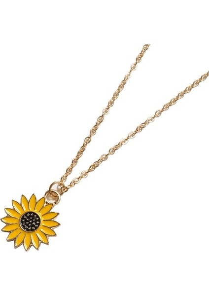 Boho Kadın Takıları Klavikula Plaj 1 Adet Ayçiçeği Kolye (Yurt Dışından) modelleri