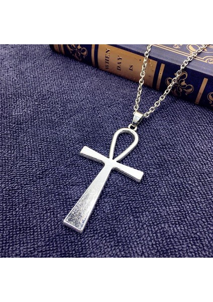 Avrupa ve Amerikan Moda Retro Mısır Ankh Haç Basit Kolye (Yurt Dışından) modelleri