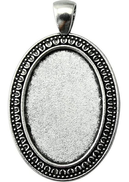 3 Parça Cabochon Cameo Taban Parçaları Basit Yan Iç Boyut 20X30MM Oval Ayarı F4103 Kolye (Yurt Dışından)