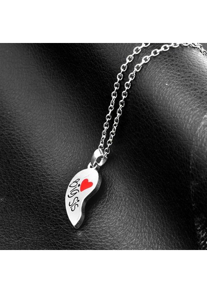 2 Adet / Takım Moda Metal Kişilik Mektubu Iki Yürekli Aşk Kolye (Yurt Dışından) fırsatları