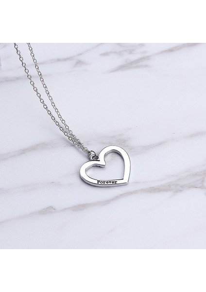 3 Adet / Takım Kadın Kalp Arkadaş Seti Kolye (Yurt Dışından) modelleri