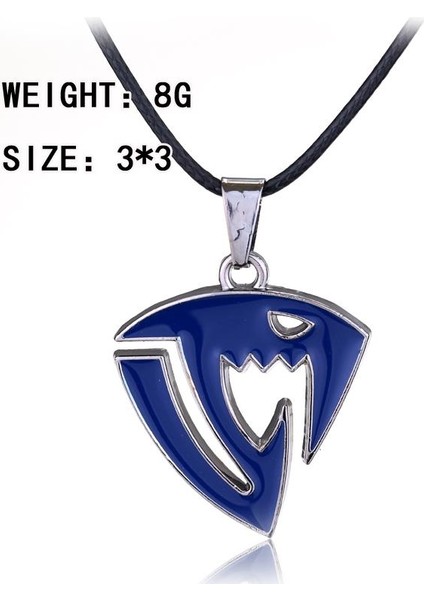 Anime Fairy Tail Saber Tooth Anime Koyu Mavi Cosplay Kişilik Alaşım En Iyi Kolye (Yurt Dışından)
