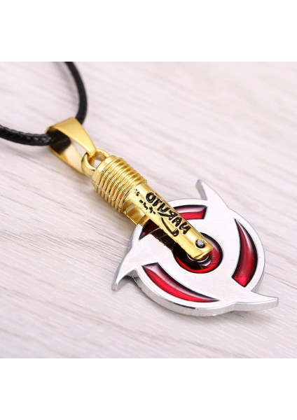 Anime Naruto Itachi Uchiha Sasuke Mangekyou Sharingan Cosplay Takı Kolye (Yurt Dışından)