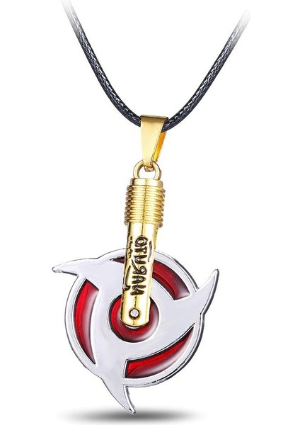 Anime Naruto Itachi Uchiha Sasuke Mangekyou Sharingan Cosplay Takı Kolye (Yurt Dışından)