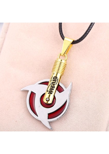 Anime Naruto Itachi Uchiha Sasuke Mangekyou Sharingan Cosplay Takı Kolye (Yurt Dışından)