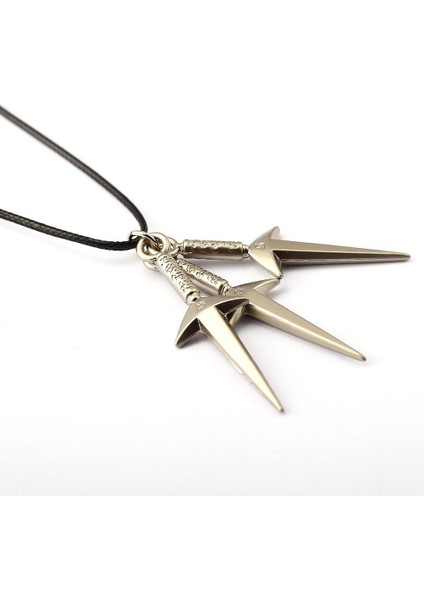 10 Adet/grup Naruto Gerdanlık 3 Kunai Erkek Kadın Anime Takı Kolye (Yurt Dışından)