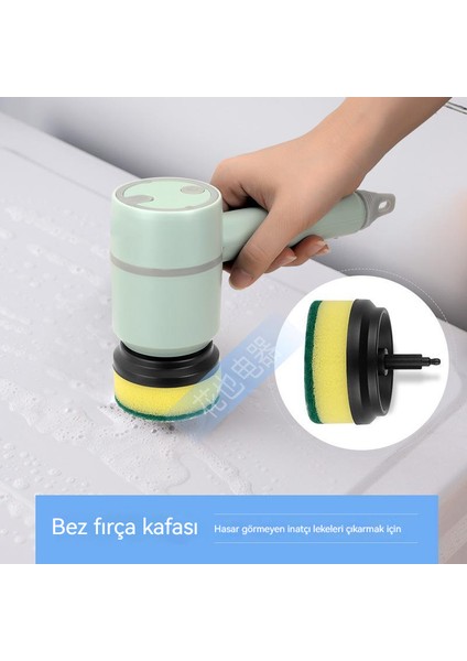 Mutfak Ev Elektrikli Çok Fonksiyonlu Temizleme Fırçası (Yurt Dışından)