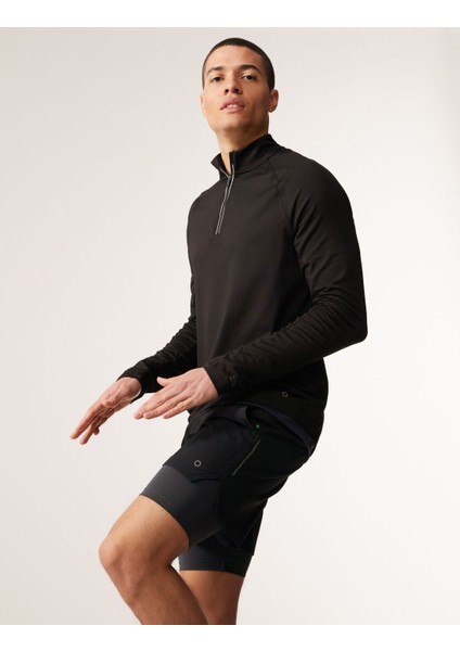 Çift Katlı Regular Fit Şort