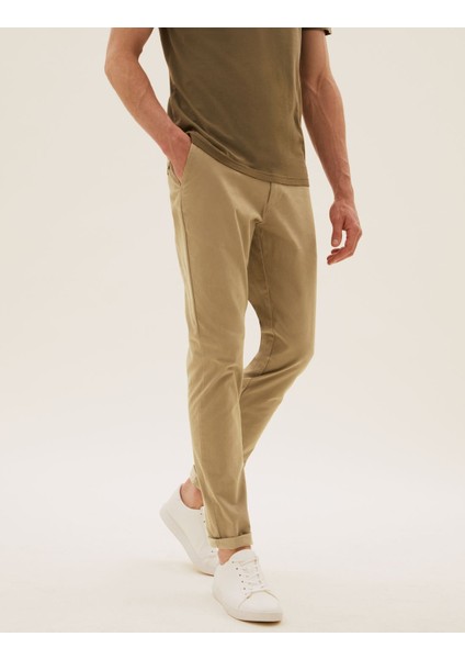 Slim Fit Chino Pantolon