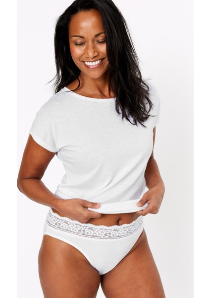 5'li Dantel Detaylı High Leg Külot Seti modelleri