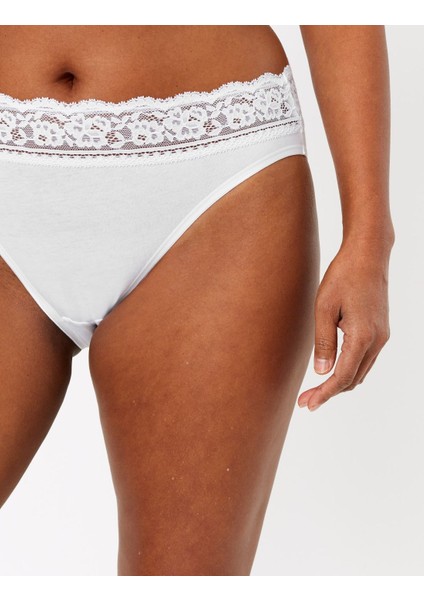 5'li Dantel Detaylı High Leg Külot Seti fırsatları