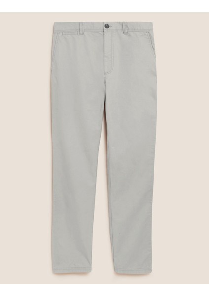 Regular Fit Pamuklu Chino Pantolon