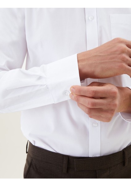 3'lü Slim Fit Gömlek Seti fırsatları