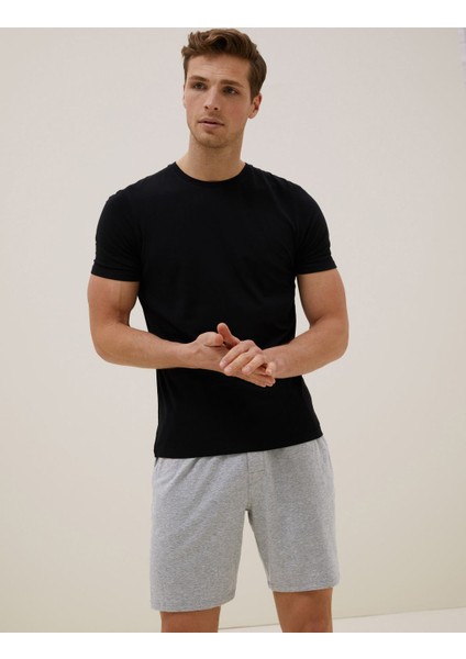 Premium Pamuklu Şort Pijama Altı