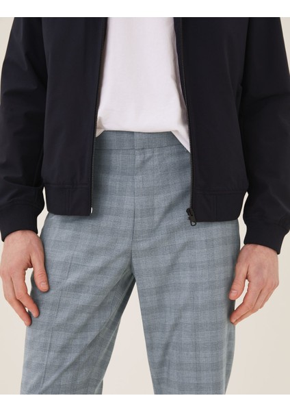 Regular Fit Ekose Desenli Pantolon modelleri